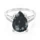 Schneeflocken-Obsidian-Silberring