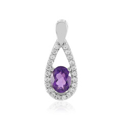 Sibirischer Amethyst-Silberanhänger