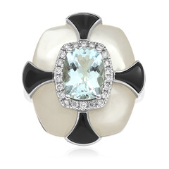 AAA-Brasilianischer Aquamarin-Goldring (CIRARI)