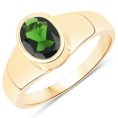 Russischer Diopsid-Goldring
