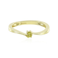 Gelber I4 Brillant-Goldring