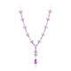 Bolivianischer Amethyst-Silbercollier