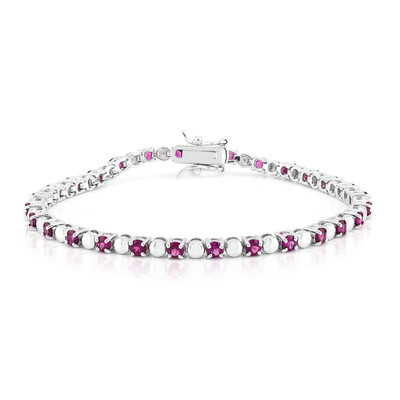 Rhodolith-Silberarmband
