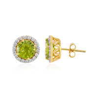 Arizona-Peridot-Silberohrringe