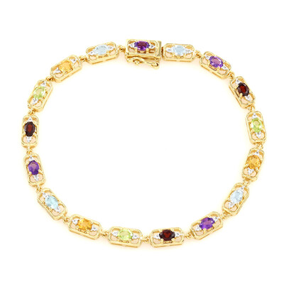 Edelstein-Silberarmband
