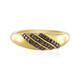 SI1 Champagner-Diamant-Silberring