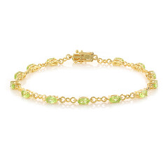 Peridot-Silberarmband