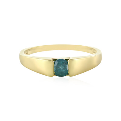 Blauer I3 Brillant-Goldring
