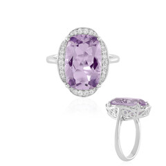 Lavendel-Amethyst-Silberring