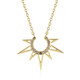 I2 Champagner-Diamant-Silbercollier