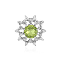 Arizona-Peridot-Silberanhänger