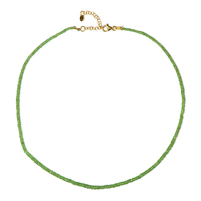 Demantoid-Silberhalskette
