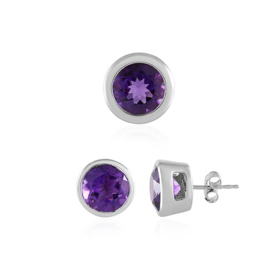 Sibirischer Amethyst-Silberset
