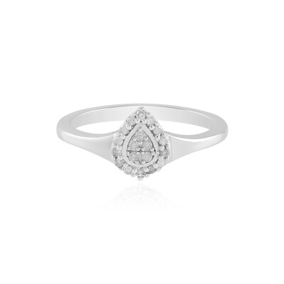I2 (I) Diamant-Silberring