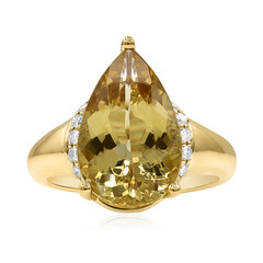 Gelber Beryll-Goldring (CIRARI)