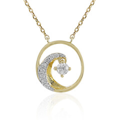 Lupenreiner (F) Brillant-Goldcollier (LUCENT DIAMONDS)