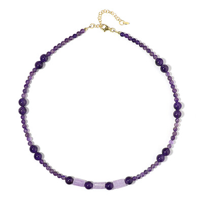 Amethyst-Silberhalskette