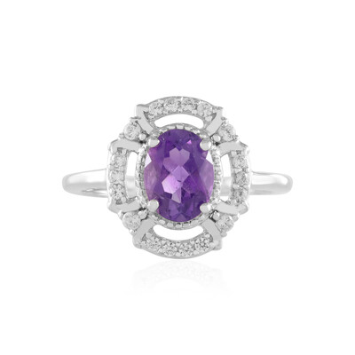 Sambia-Amethyst-Silberring