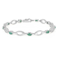 Socoto-Smaragd-Silberarmband