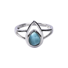 Larimar-Silberring