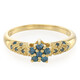 Fancy-Diamant-Silberring