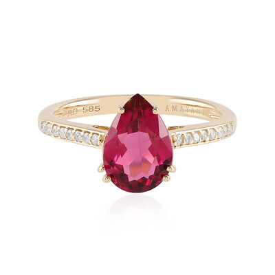 Rubellit-Goldring (AMAYANI)