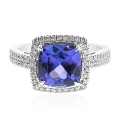 AAA-Tansanit-Goldring (CIRARI)