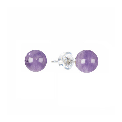 Amethyst-Silberohrringe