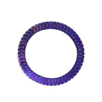 Purpurfarbener Hämatit-Armband