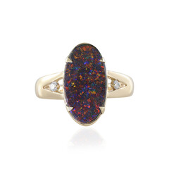 Andamooka-Matrix-Opal-Goldring (AMAYANI)