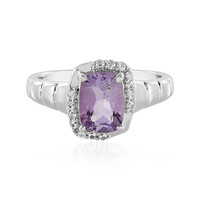 Lavendel-Amethyst-Silberring