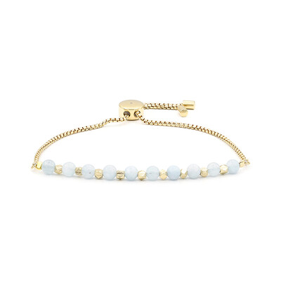 Aquamarin-Silberarmband