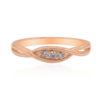 Pinkfarbener I3 Argyle-Brillant-Goldring (Mark Tremonti)