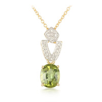 Paraiba-Turmalin-Goldhalskette (AMAYANI)