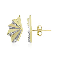 Lupenreiner (F) Brillant-Goldohrringe (LUCENT DIAMONDS)