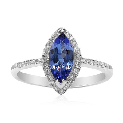 AAA-Tansanit-Goldring (CIRARI)