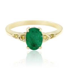 Sambia-Smaragd-Goldring