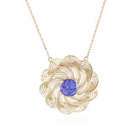 Tansanit-Goldcollier (Ornaments by de Melo)