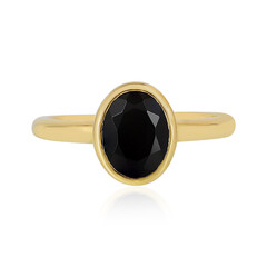 Schwarzer Onyx-Silberring