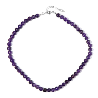 Amethyst-Silberhalskette