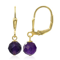 Amethyst-Silberohrringe