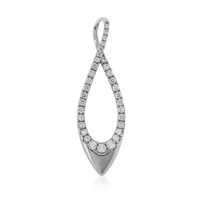 Lupenreiner (F) Brillant-Platinanhänger (LUCENT DIAMONDS)