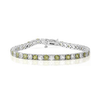 Peridot-Silberarmband