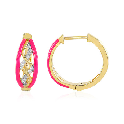 I3 (J) Diamant-Silberohrringe