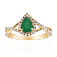 AAA-Sambia-Smaragd-Goldring