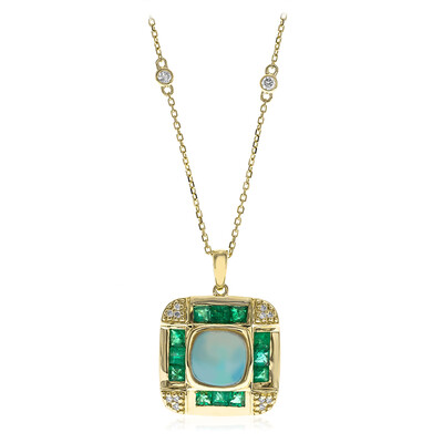 AAA-Welo-Opal-Goldhalskette (CIRARI)