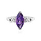 Sibirischer Amethyst-Silberring