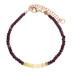 Rhodolith-Silberarmband