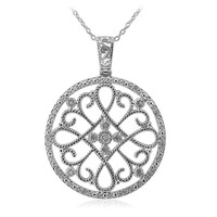 I3 (I) Diamant-Silberhalskette