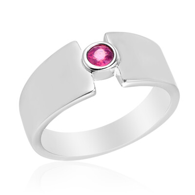 Rubin-Silberring (MONOSONO COLLECTION)
